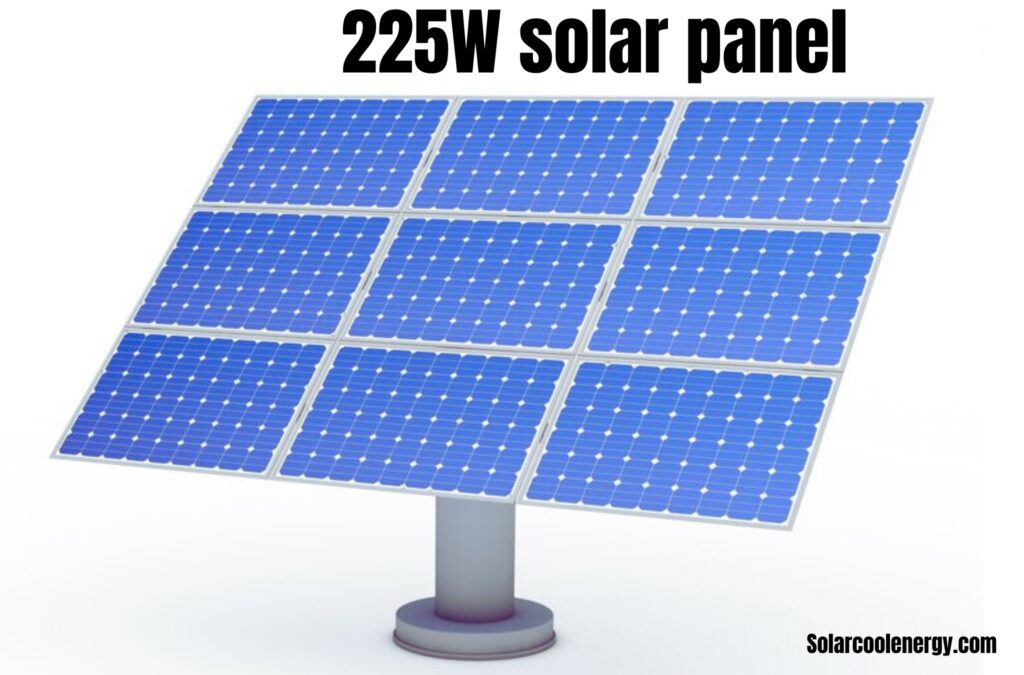 225W solar panel