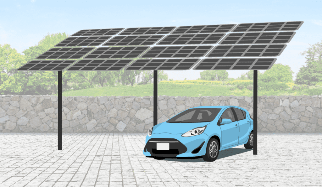 Solar Panel Carport Kit 