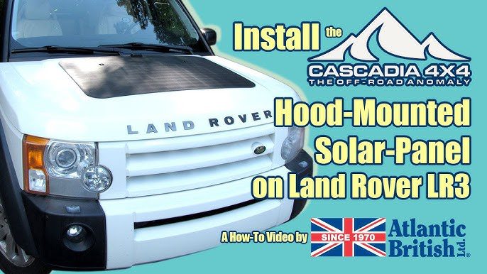 Hood Mounted Solar Panel