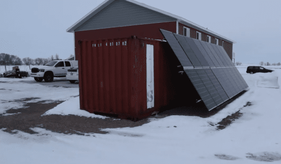 How Many Solar Panels in a 40Ft Container 