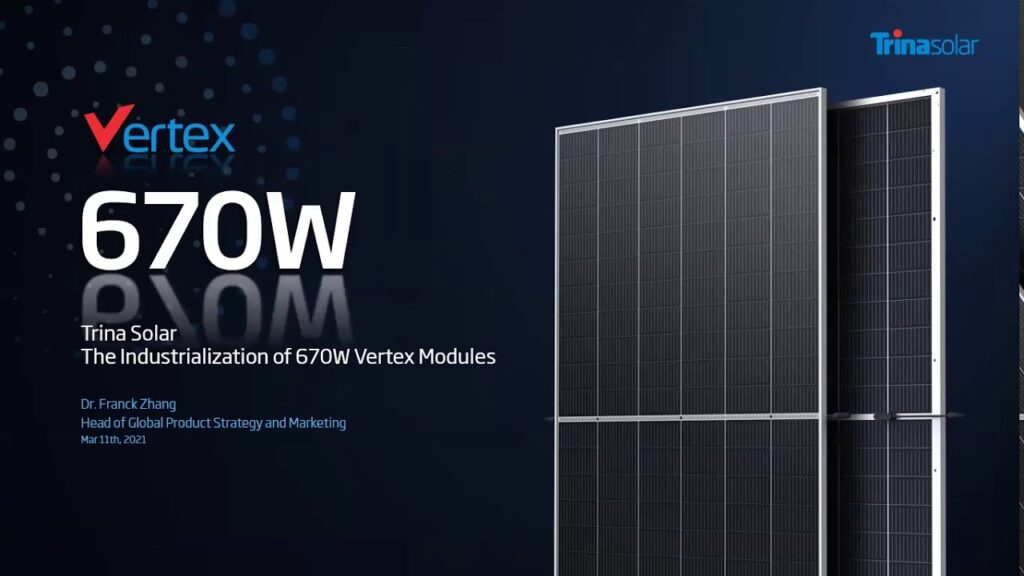 670 Watt Solar Panel 