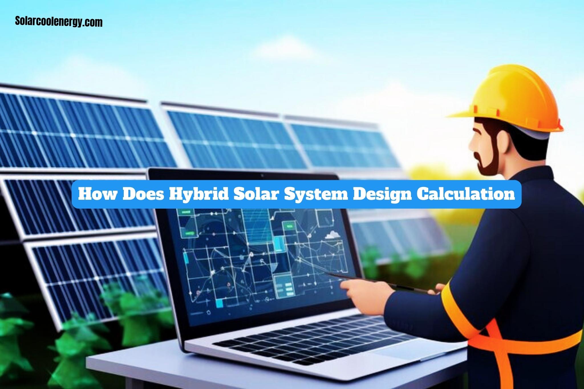 Hybrid Solar System Design Calculation