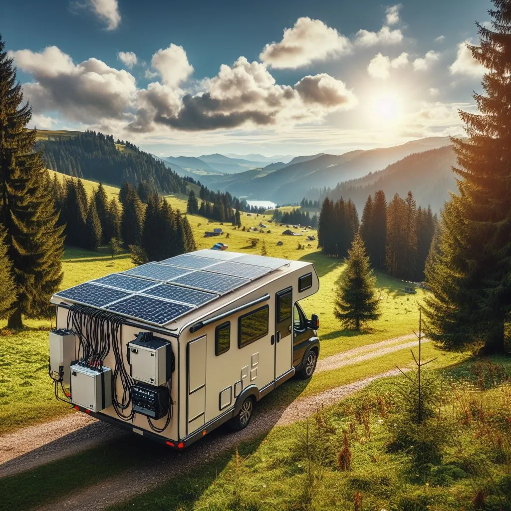 Microinverter Solar Panels On Caravan